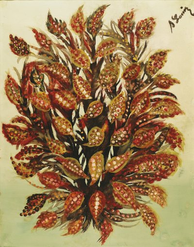 Granatapfel auf grünem Hintergrund, 1930 von Seraphine Louis